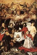 SERODINE, Giovanni Coronation of the Virgin with Saints  a oil on canvas